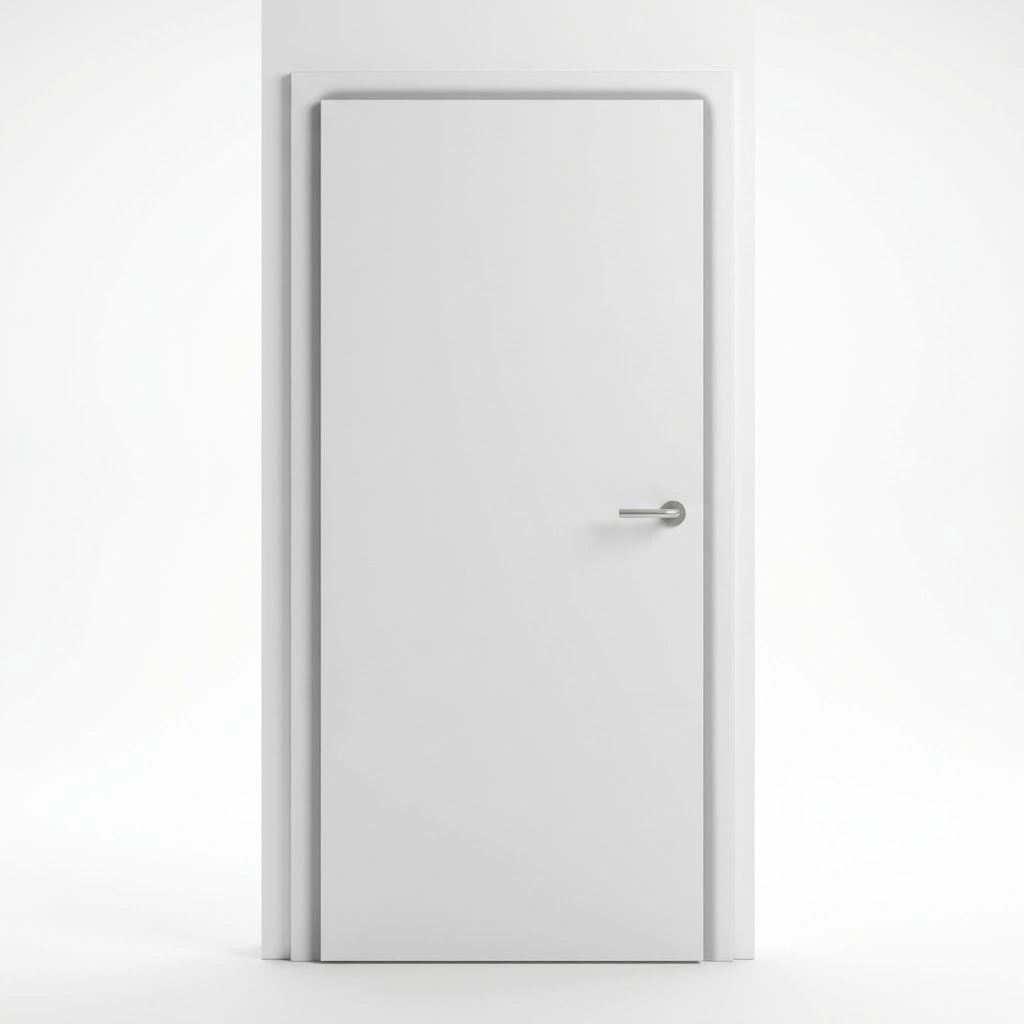 White Primer Flush Door